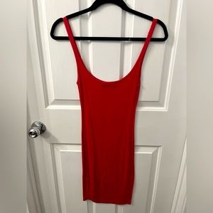 Red sun dress  casual